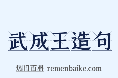 武成王造句是什么意思的图片